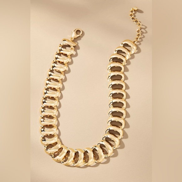 Anthropologie Ladder Link Collar Necklace